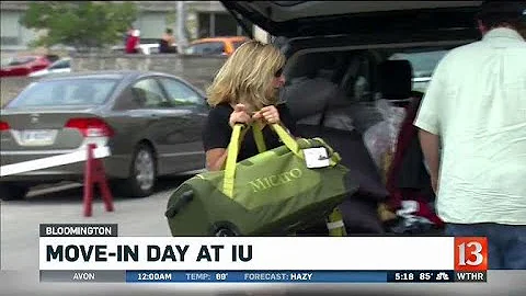 Move-in day at IU