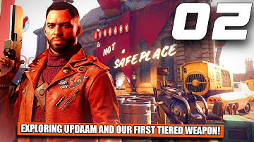 DEATHLOOP Walkthrough Gameplay Part 2 - Updaam and our FIRST colored weapon!