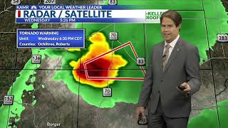 KAMR Local 4/KCIT FOX 14 Severe Weather Coverage May 1, 2024 screenshot 1