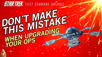 Don´t make these upgrading mistakes! | Star Trek Fleet Command | Outside Views STFC