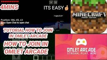 How To Join In Minecraft Server In Omlet Arcade(Tutorial)Minecraft Pe Android