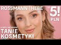 ŚWIETNE I TANIE KOSMETYKI | CIEŃ ZA 5 ZŁ I PODKŁAD ZA 20 ZŁ  ROSSMANN HEBE {TUTORIAL KROK PO KROKU}