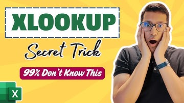 The XLOOKUP trick nobody talks about (and it