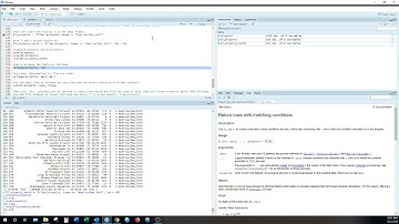 Rstudio Importing Data 3: Tidyverse Basics