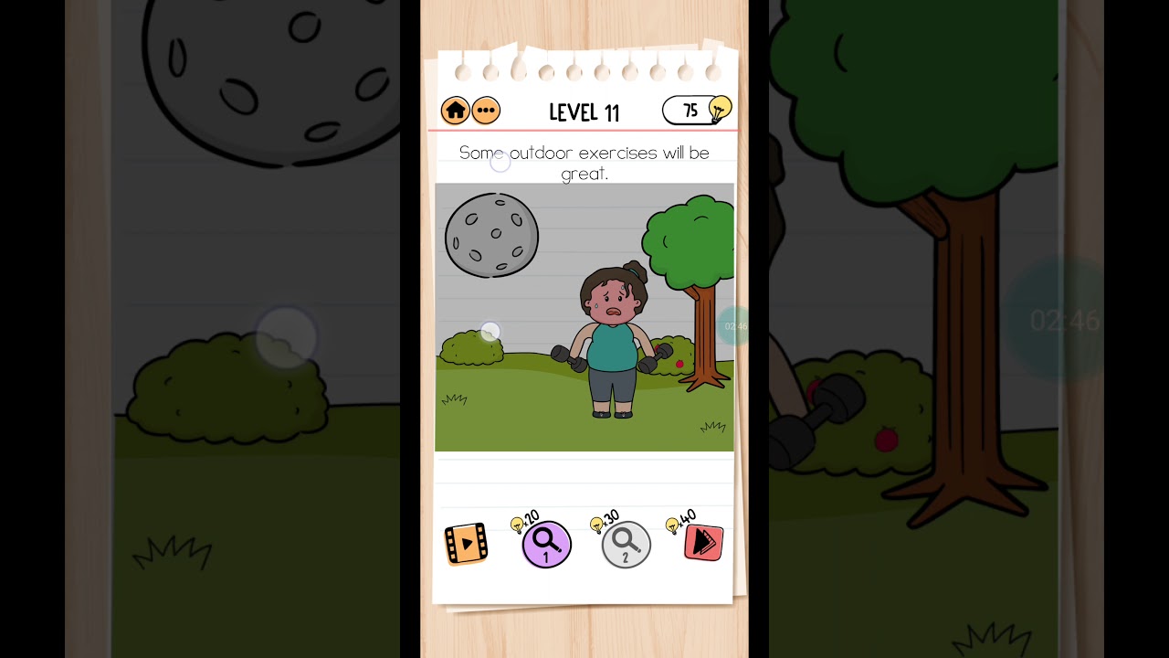 Brain Test 2: Tricky Stories - Fitness With Cindy - All Levels Walkthrough