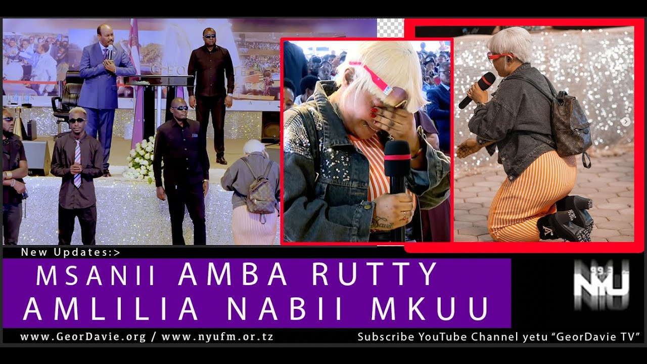 MSANII WA BONGO FLAVA AMBER RUTTY AFIKA KWA NABII MKUU NA WIMBO WA ...