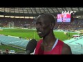 Moscow 2013  ezekiel kemboi ken  3000m steeplechase  final  gold