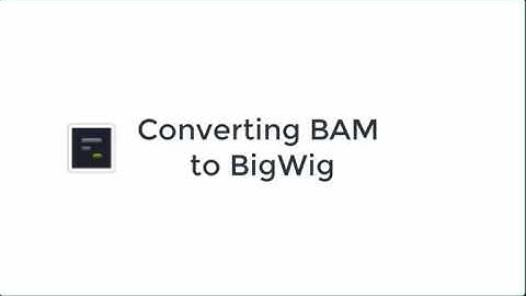 Converting BAM to BigWig