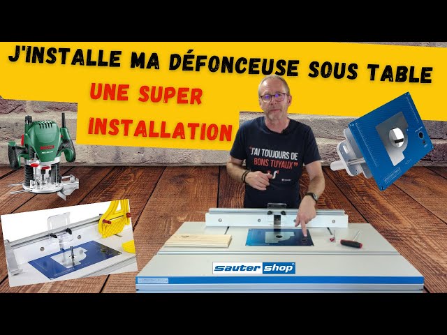 Pas à pas] Fabrication d'une défonceuse sous table par Olivier