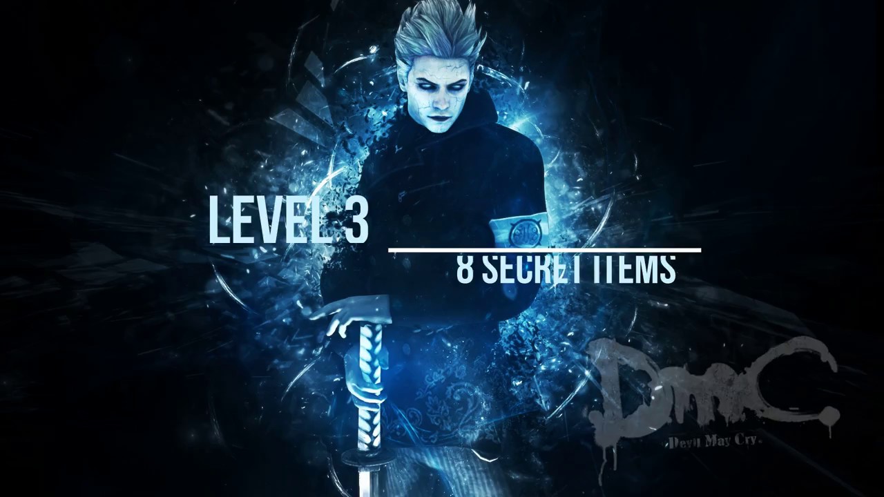 DmC Vergil s downfall Уровень 3 все предметы Level 3 all