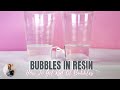 How to STOP GETTING Bubbles in RESIN 6 simple Tips & Tricks