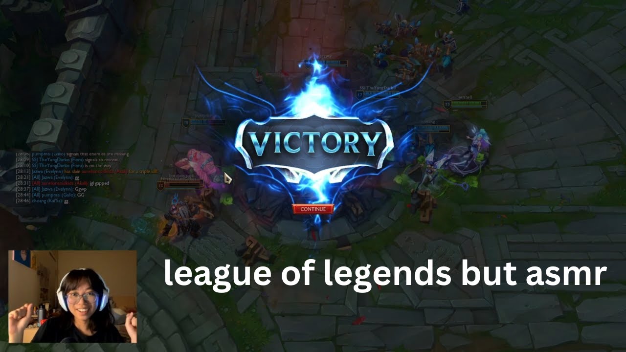 league of legends but asmr