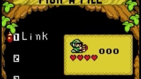 How to Start a Linked Game in The Legend of Zelda Oracle of Ages using a Secret
