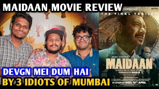 Maidaan Movie Review By 3 Idiots Of Mumbai Ajay Devgn Priya Mani Boney Kapoor