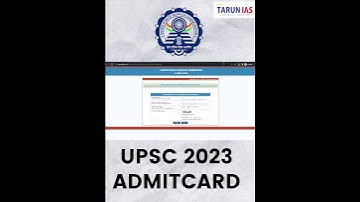 upsc admit card 2023 out UPSC Exam 2023 #upsc2023 #shorts