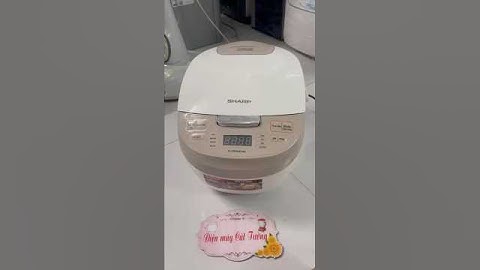 Hướng dẫn sử dụng Nồi cơm điện tử Sharp 1.8 lít KS-COM191EV-WH