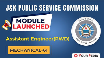 JKPSC AE Mechanical Module Launched | JKPSC Assistant Engineer written exam preparation