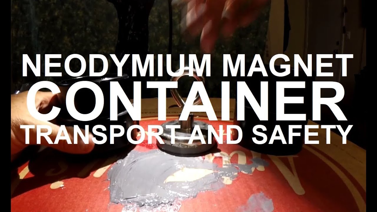 Neodymium Fishing Magnet: Safety and Storage Container Construction 