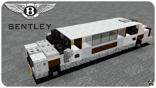 How to Build a Limousine in Minecraft (Bentley) Minecraft Limousine Tutorial