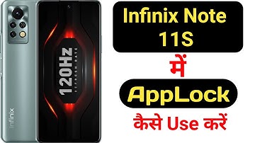 How to lock and unlock apps in Infinix Note 11S || Infinix Note 11S me applock kaise use kare ||