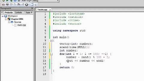 C++ Tutorial Creating Random Numbers