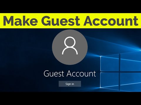 How To Create A Guest Account On Windows 10 Pc-2022