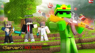 Secretly Using GUNS in My Brother's Minecraft SMP..