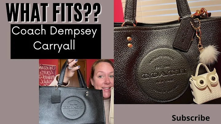 Coach Dempsey Carryall!  What fit's inside?