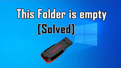 [Solved] This folder is empty / USB drive empty problem fix.