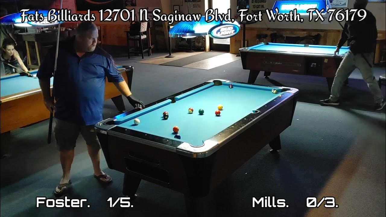 APA 8 BALL Casey Foster (SL6) vs Alex Mills (SL4) FATS BILLIARDS FORT