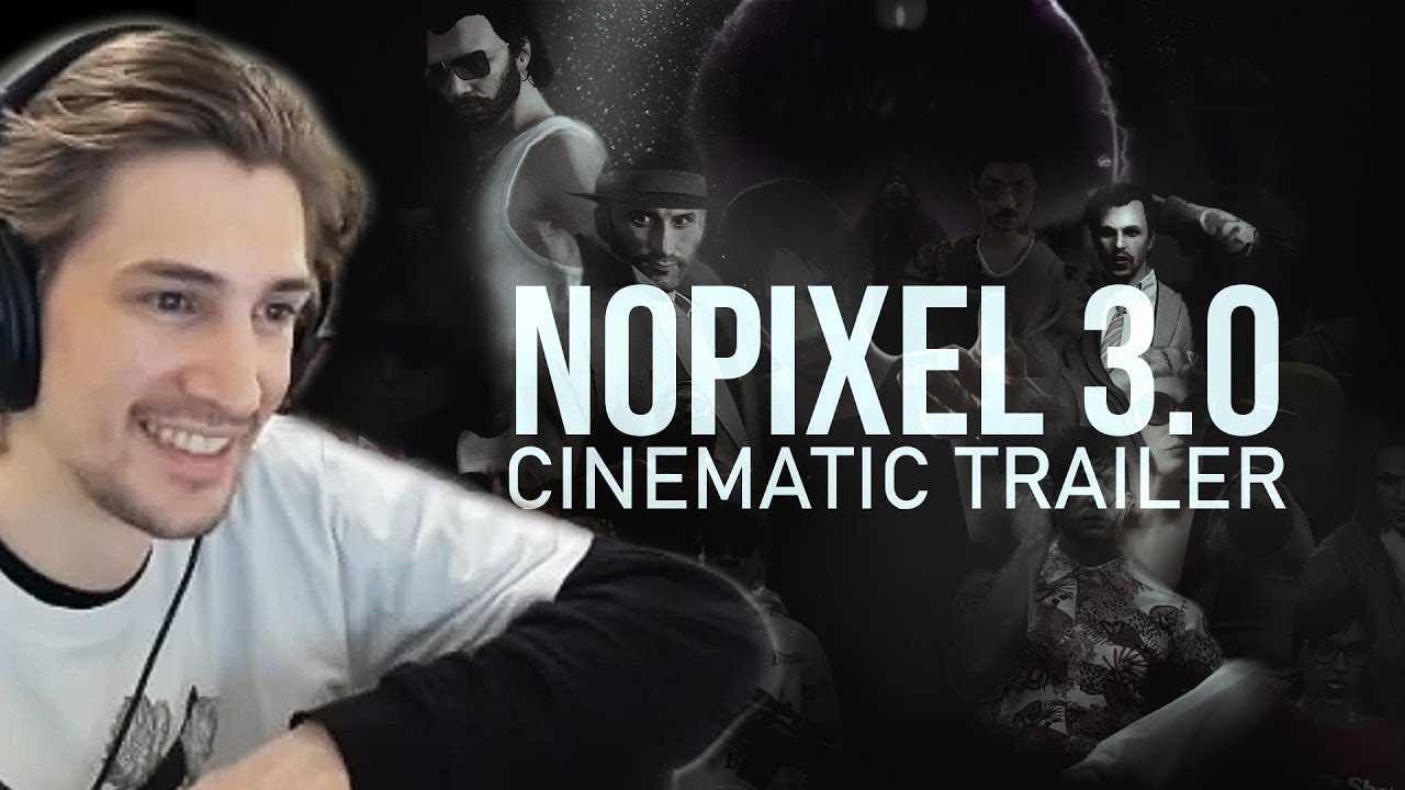 xQc Reacts to NoPixel 3.0 CINEMATIC TRAILER | A city to burn