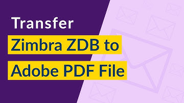 ZDB to PDF Converter Online Tutorial – Export Zimbra Email to PDF Files