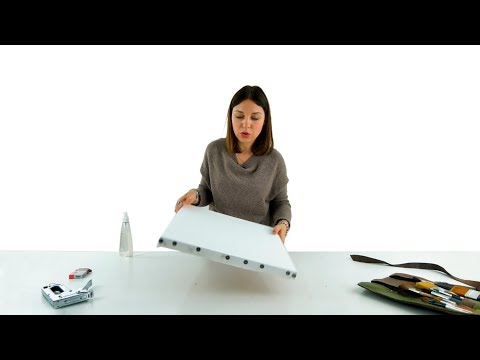 Как натянуть бумагу на планшет