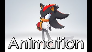 Shadow the Hedgehog waiting - a little 3D animation test