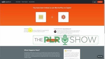 Video PLR Course SAMPLE Warrior Plus Tutorials Make A Connection to Zapier