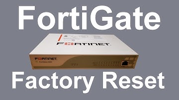 Fortigate 60d reset factory