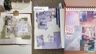 tiktok asmr journaling compilation