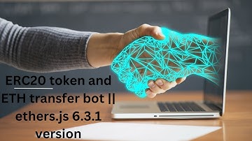 ERC20 token and ETH transfer bot || ethers.js 6.3.1 version.#blockchain #bnb #bot