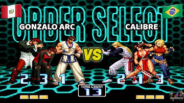 ¡Gran Batalla! Calibre enfrenta a un Duro Jugador de Perú KOF 2002