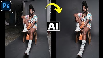 Extend Studio Backdrop Using AI in Photoshop - Content Aware Fill Tutorial