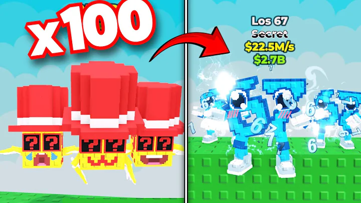 i opened 100 Los Lucky Blocks (Steal a Brainrot)