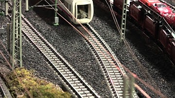 DB BR E 18 (3024): Märklin Modelleisenbahn Anlage, Marklin Modeltrain Layout