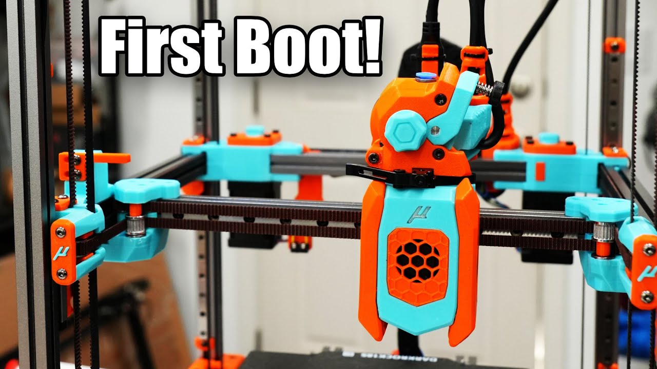 LDO Micron Plus 3D Printer Kit Build First Boot!