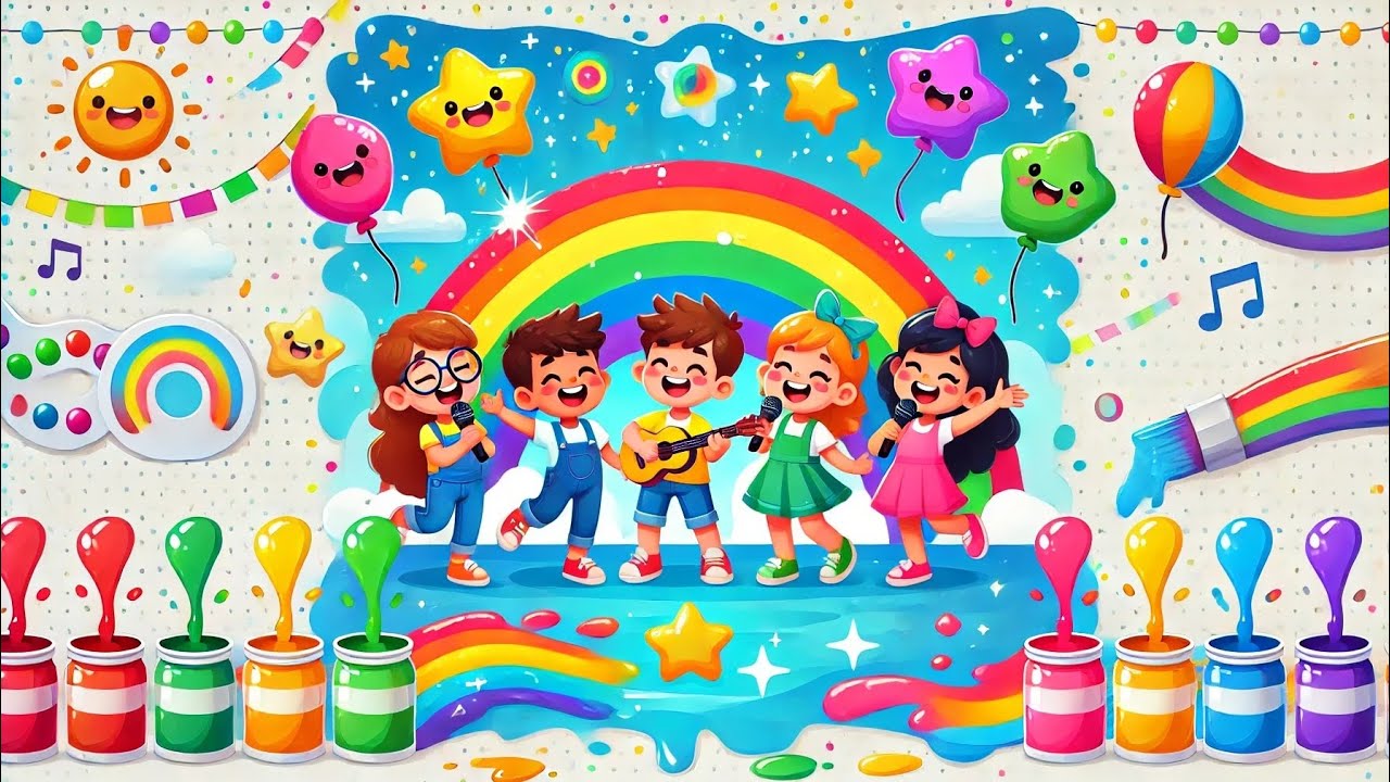 Color Song for Kids! Learn Colors with Fun & Music | Educational Nursery Rhyme in English