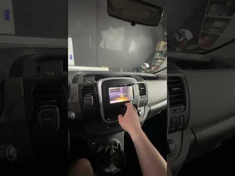 Активация камеры заднего вида в media nav для #Renault #Trafic 2017