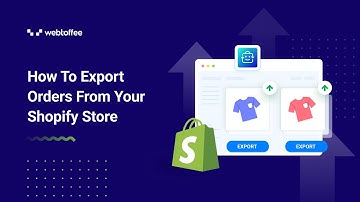 How To Export Orders From Your Shopify Store!