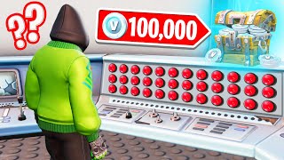 FIND The CORRECT BUTTON To WIN 100,000 V-BUCKS! (Fortnite)