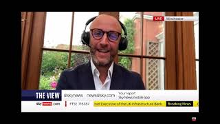 Jake Wallis Simons on Sky News, discussing Afghanistan with Adam Boulton and Yasmin Alibhai-Brown