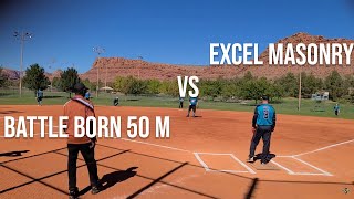 FULL GAME | 2021 HUNTSMAN SENIOR GAMES - ST. George, UT | Battle Born 50 M NV, vs. Excel Masonry, VA
