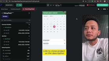 Custom Calendar multi selected dates | Flutterflow